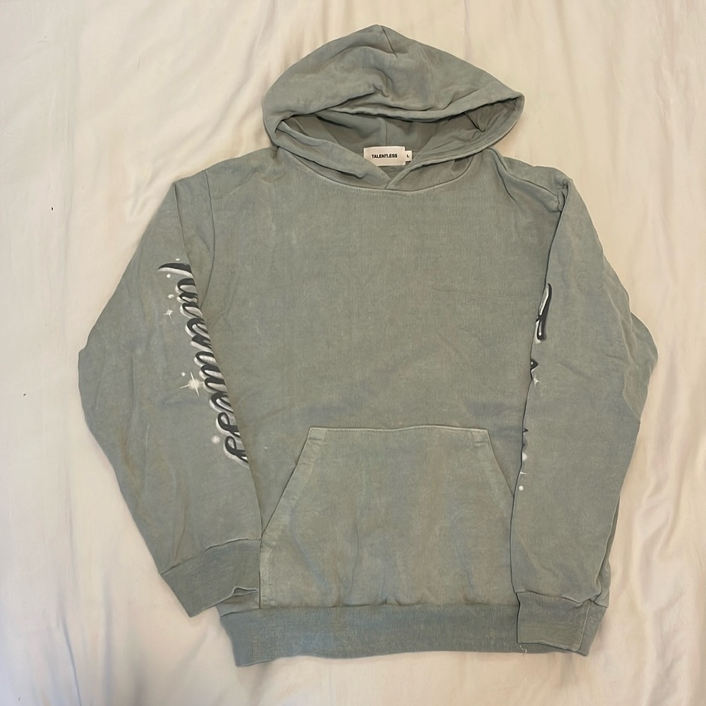 TALENTLESS pastel airbrush hoodie